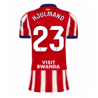 Dres Atletico Madrid Morten Hjulmand #23 Domáci pre Ženy 2026-27 Krátky Rukáv
